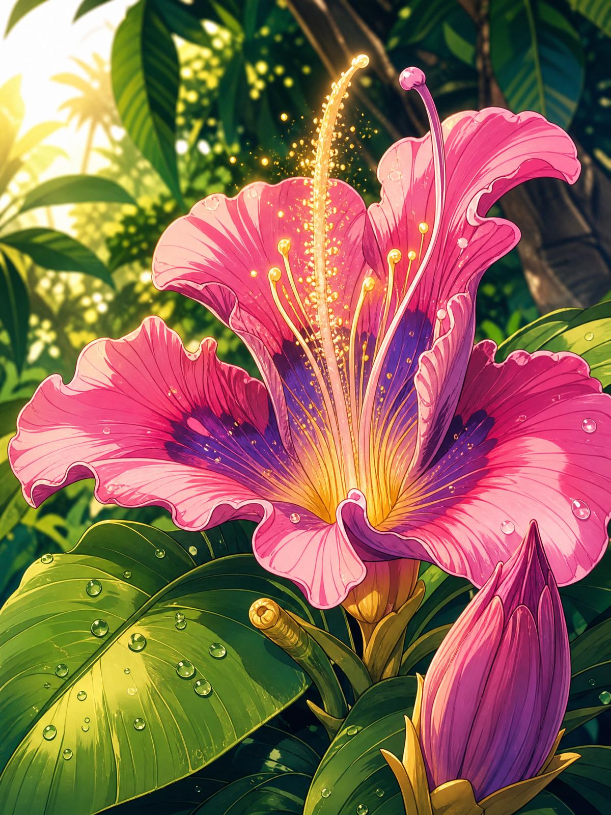 茄子视频【茄子视频植物视频】热带雨林珍稀兰花完整开花视频教程